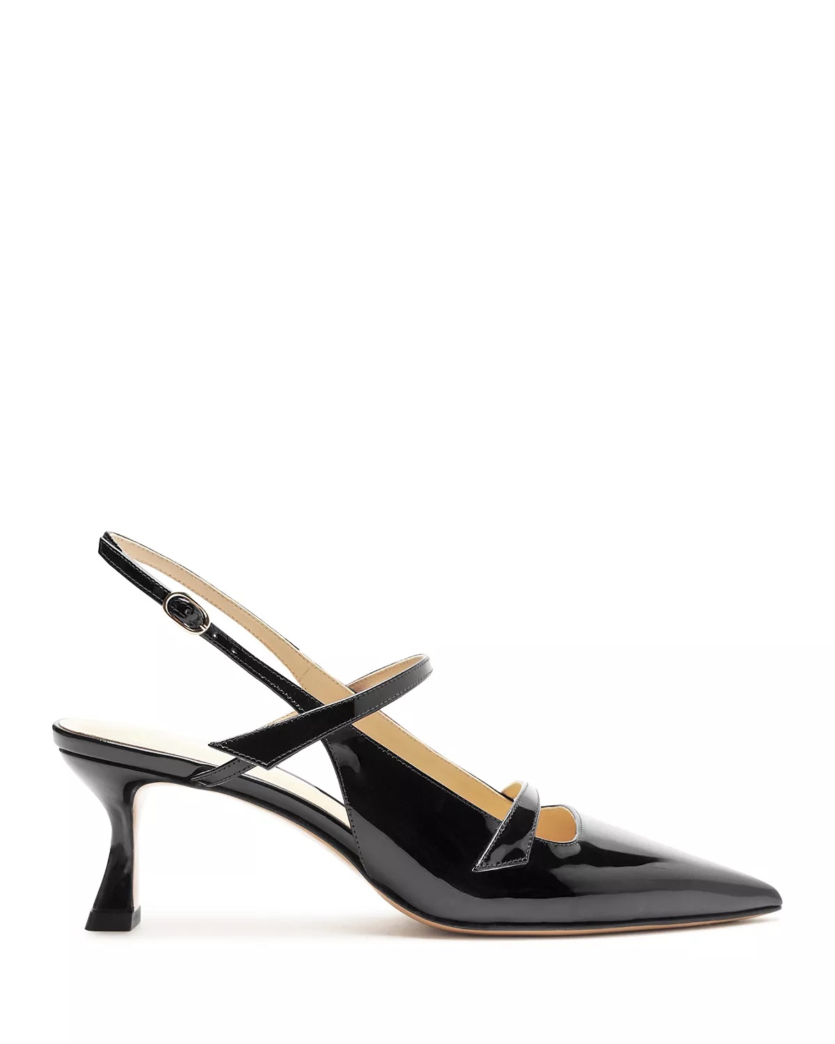 Women's Tita Pointed Toe Mid Heel Slingback Pumps - 2
