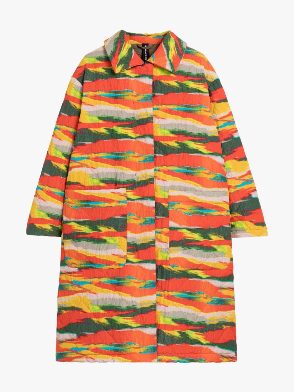 KENNA POP CAMO NYLON QUILTED COAT - 1