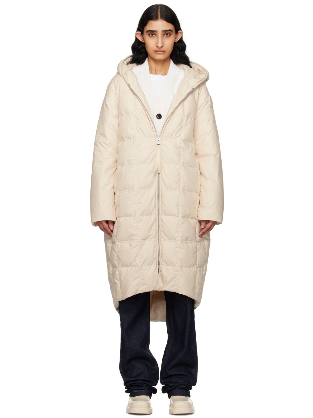 Beige Tourma Down Coat - 1