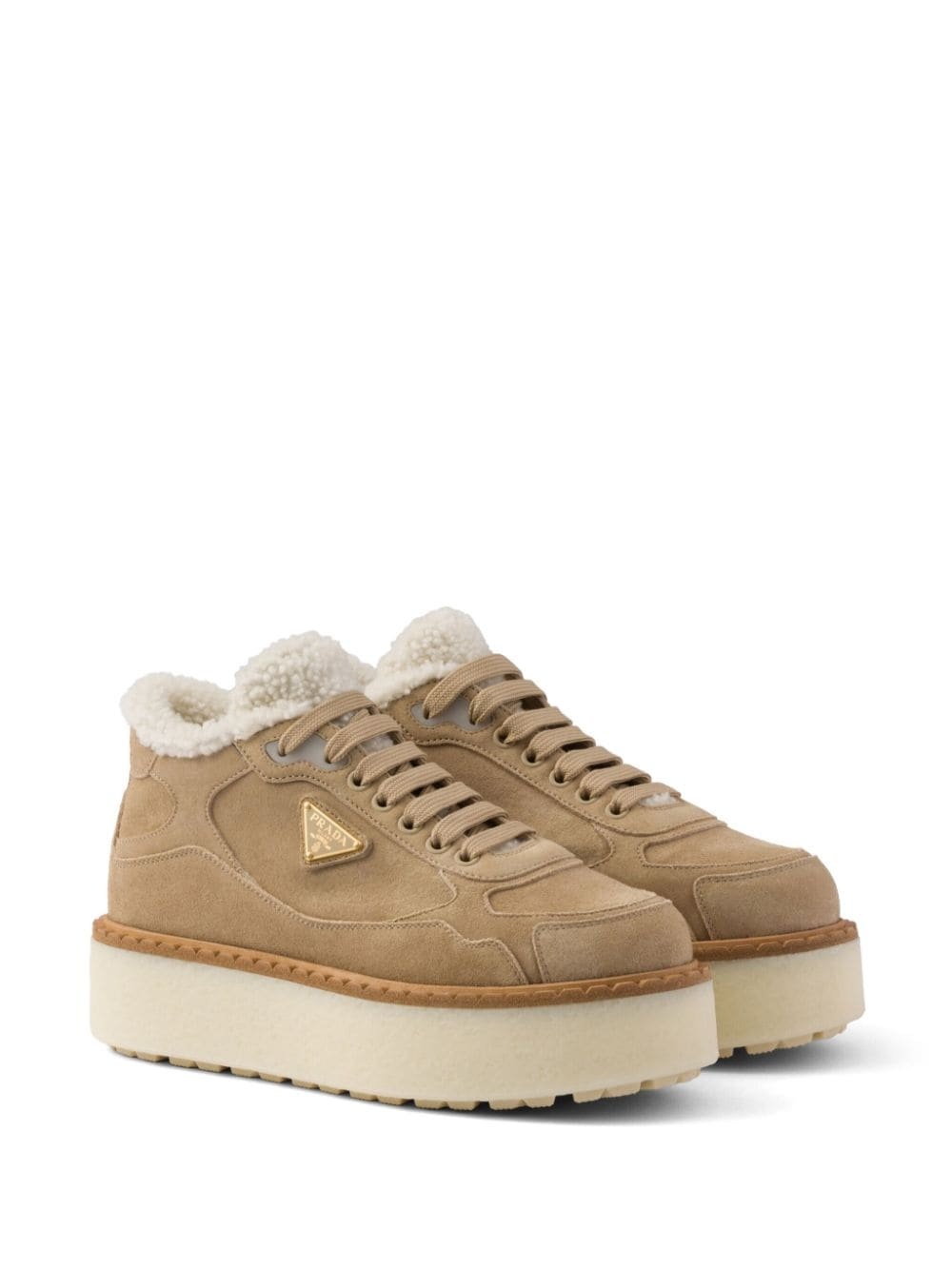 suede mid-top sneakers - 2