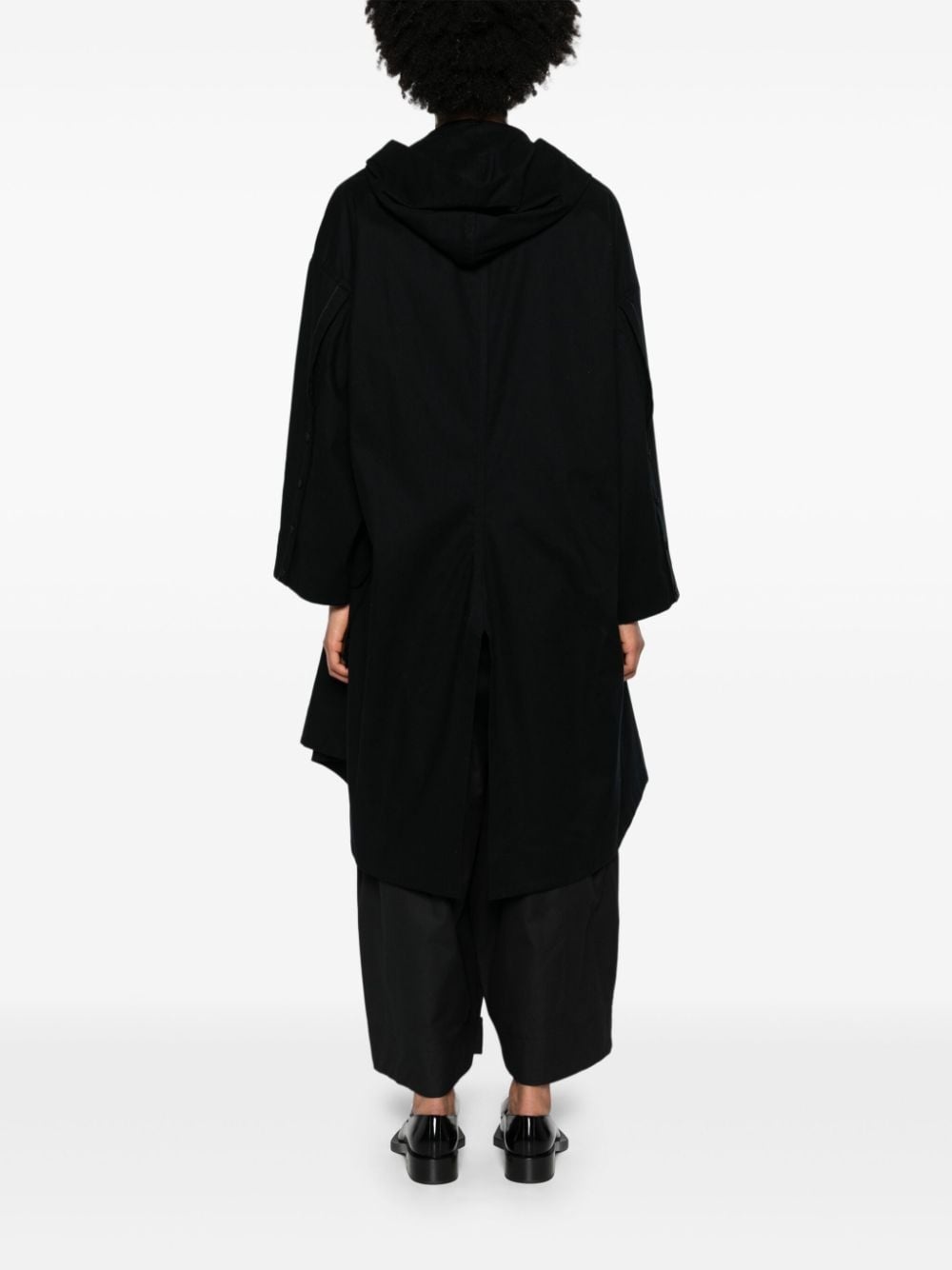 hooded cotton coat - 4