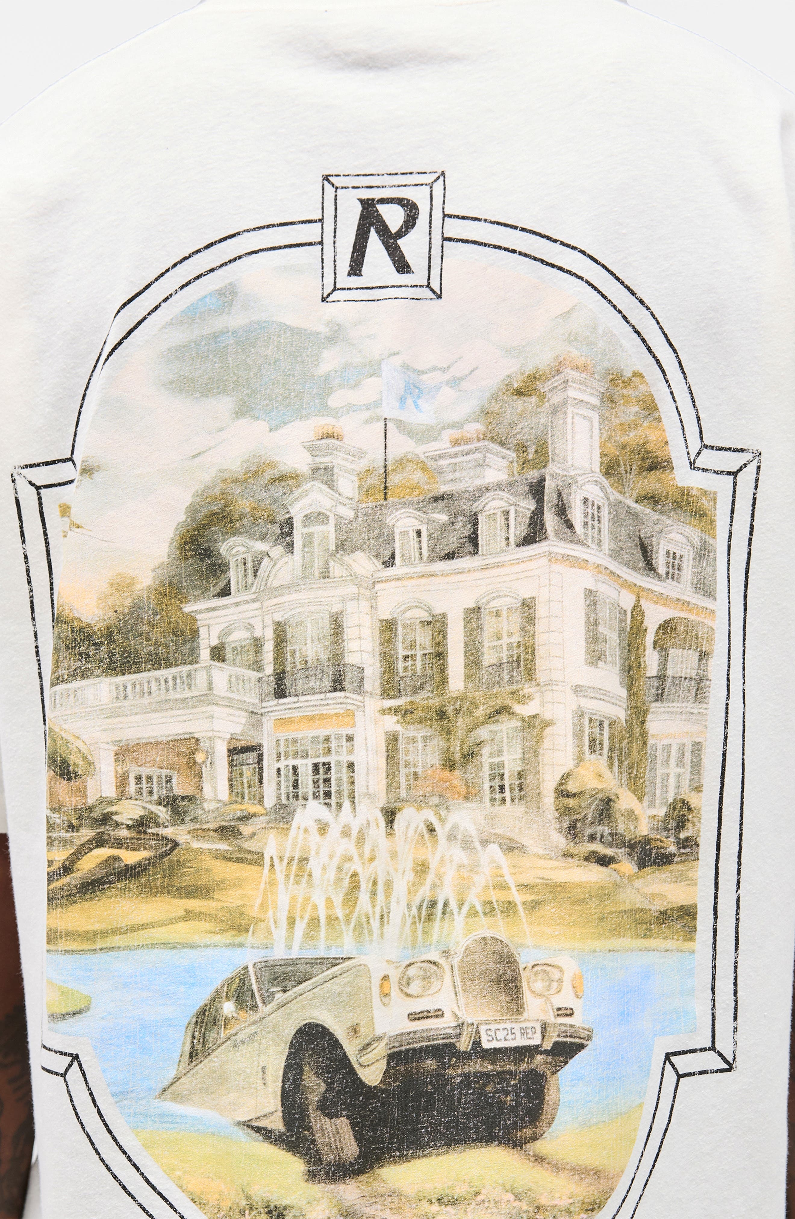 Represent Revere Manor Graphic T-Shirt in Aged White at Nordstrom - 4