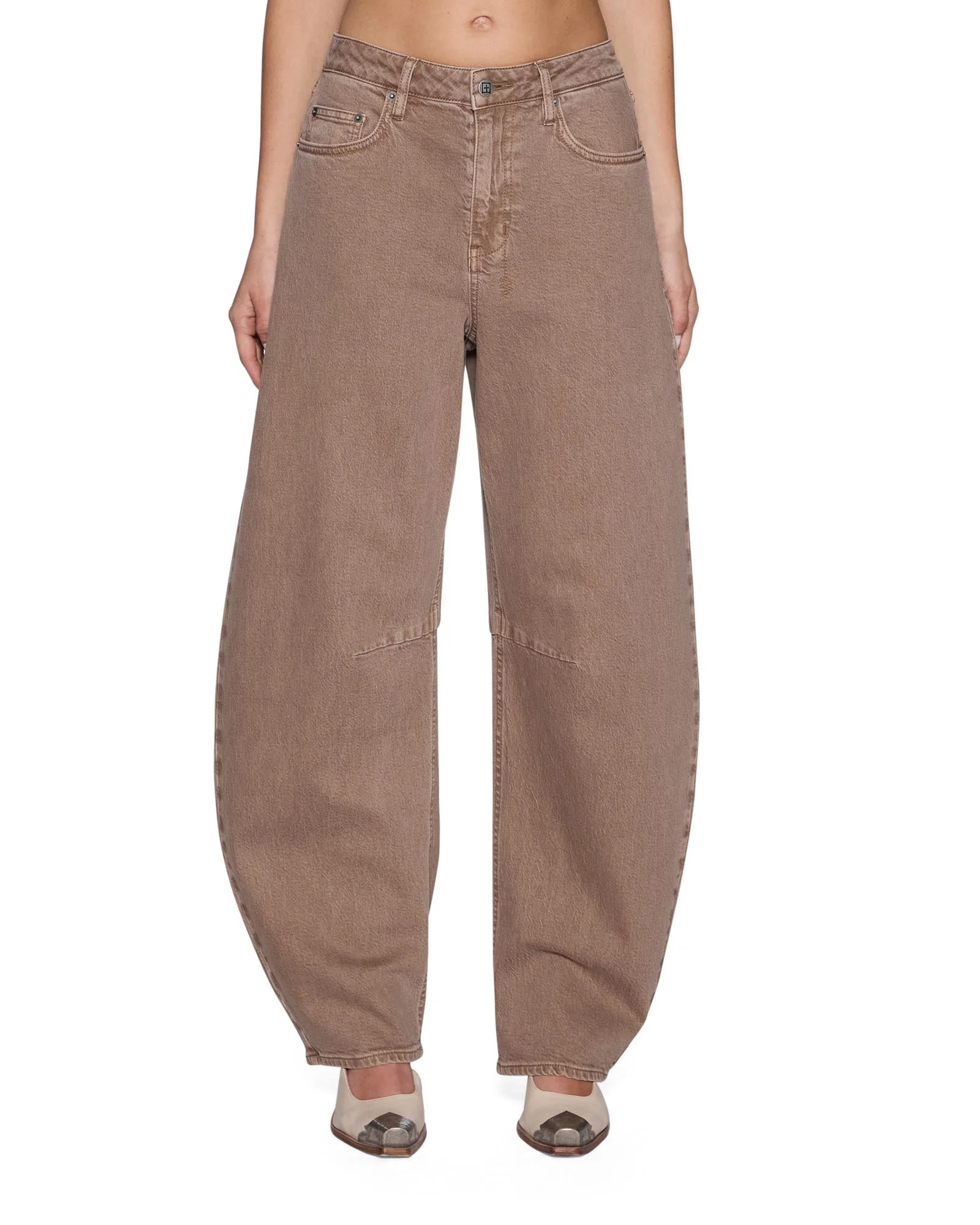 BARREL JEAN STONE TAN - 1