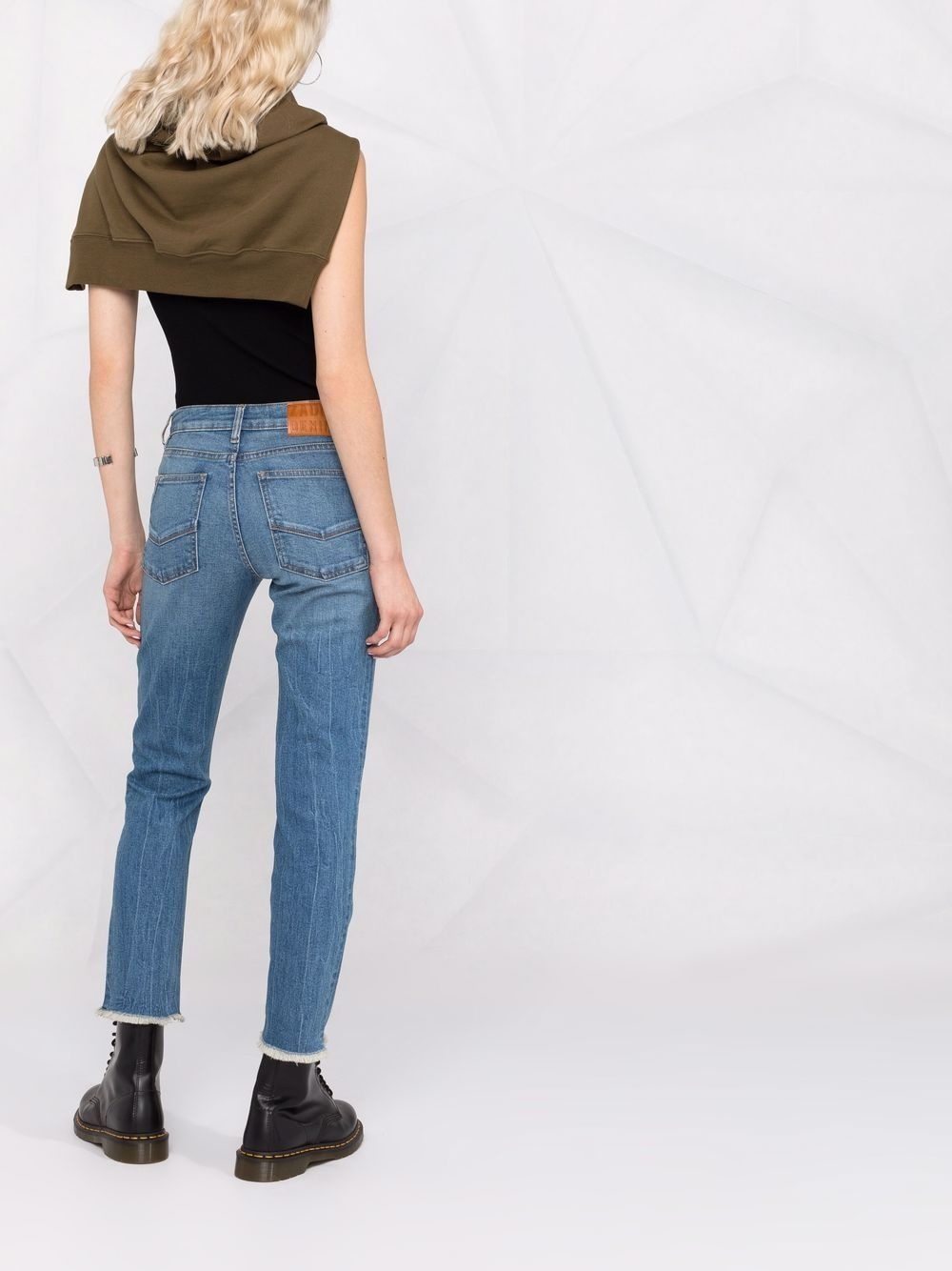 Ava slim-cut cropped jeans - 6