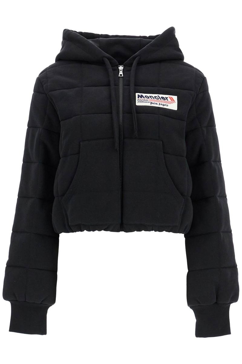 MONCLER｜ (8C00032 89ADC 999) 8 Moncler Palm Angels Track Jacket Black | The Webster