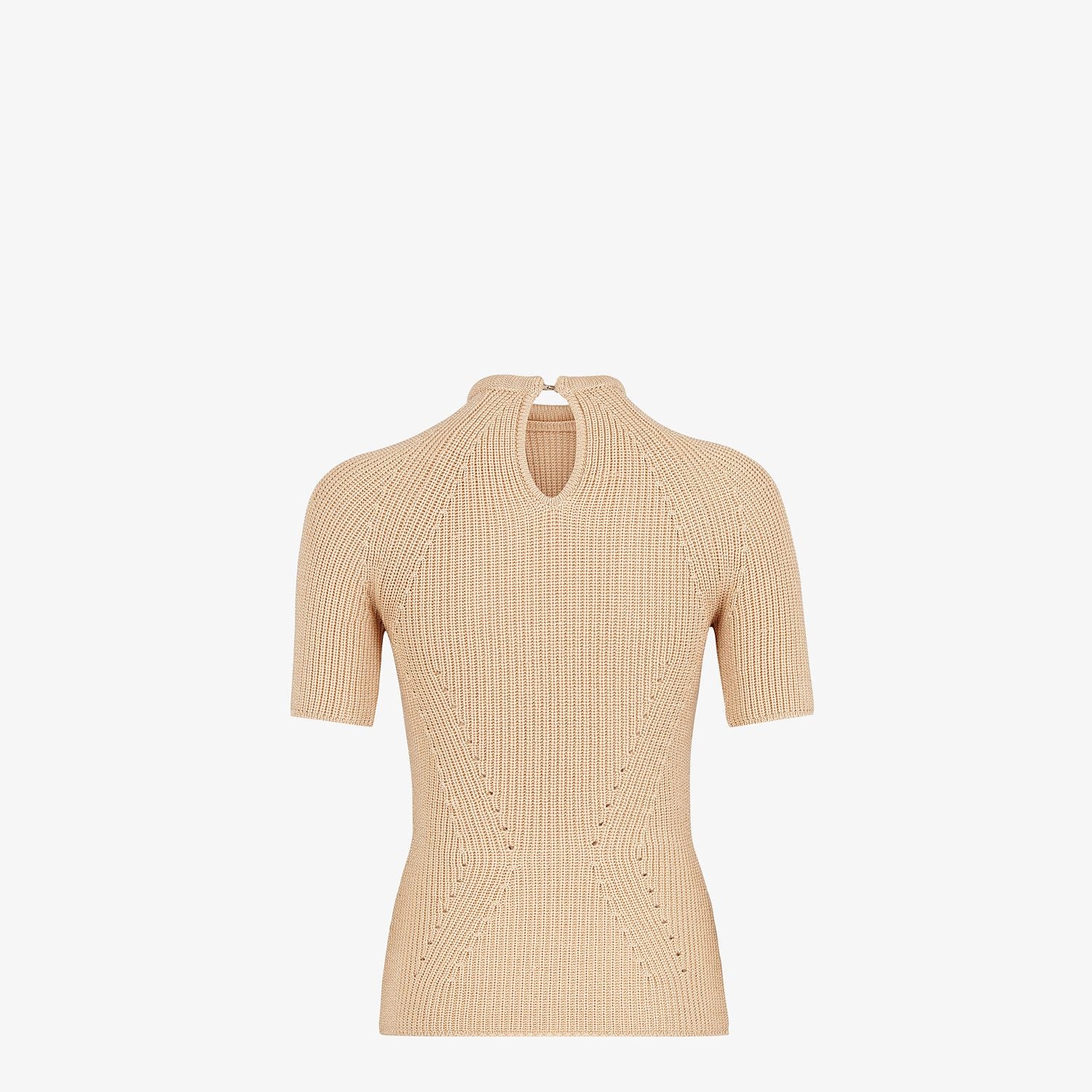 Sweater in beige silk - 2