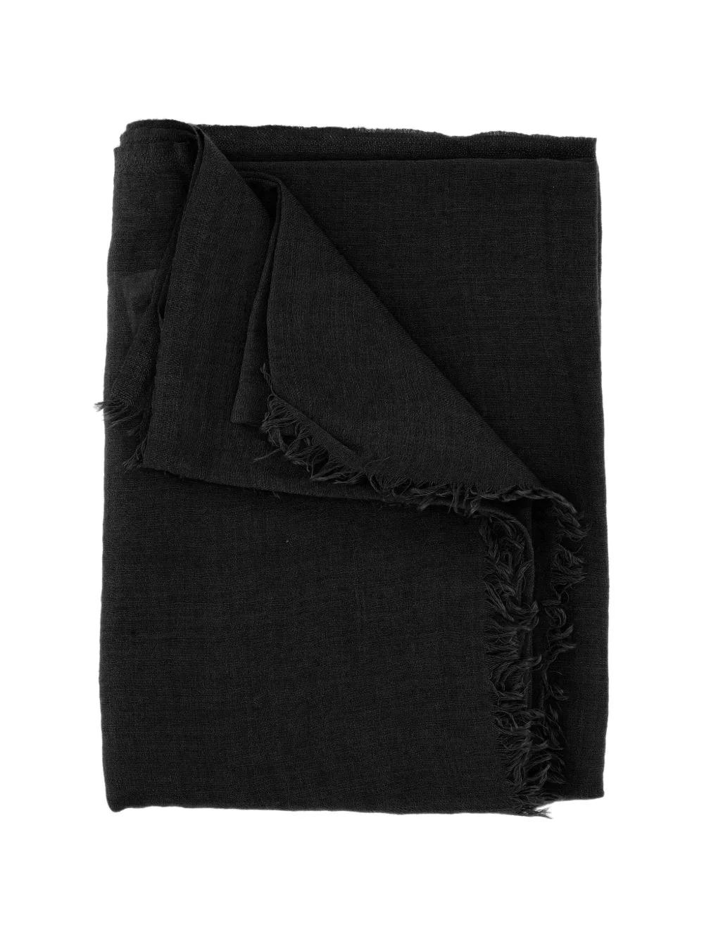 frayed-edge scarf - 1