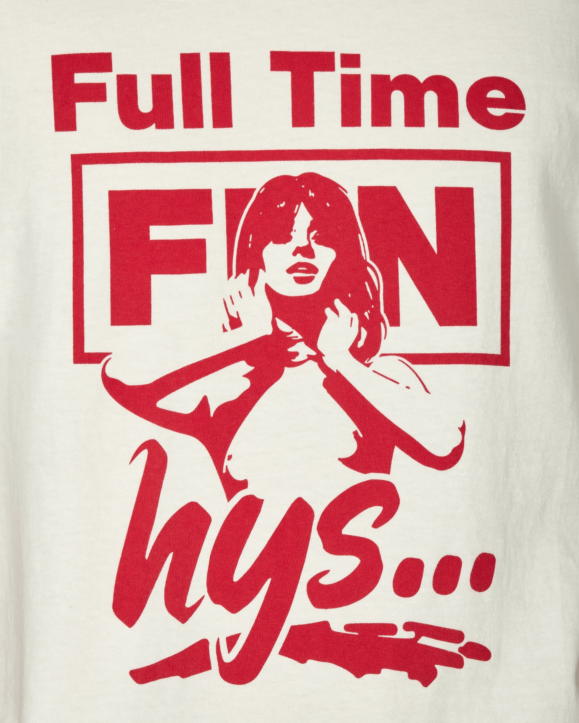 Full Time Fun T-Shirt Dirty White - 5