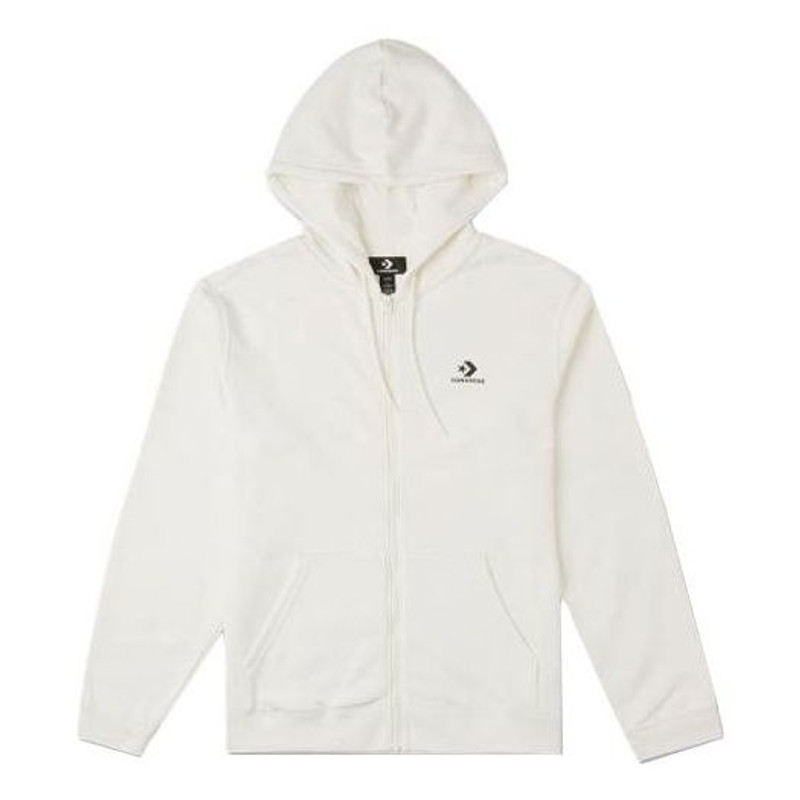 가로 Chevron 로고 재킷 'Ivory' 10024511-A09 - 1