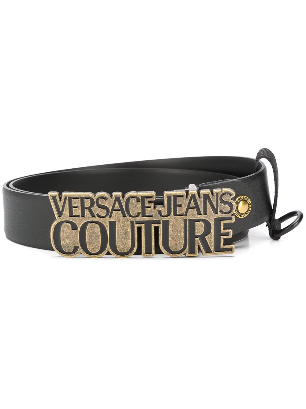 logo buckle belt - 1