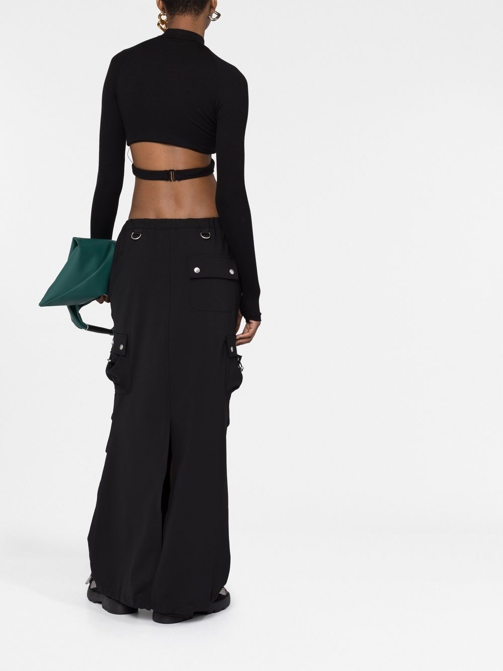 asymmetric knitted top - 4