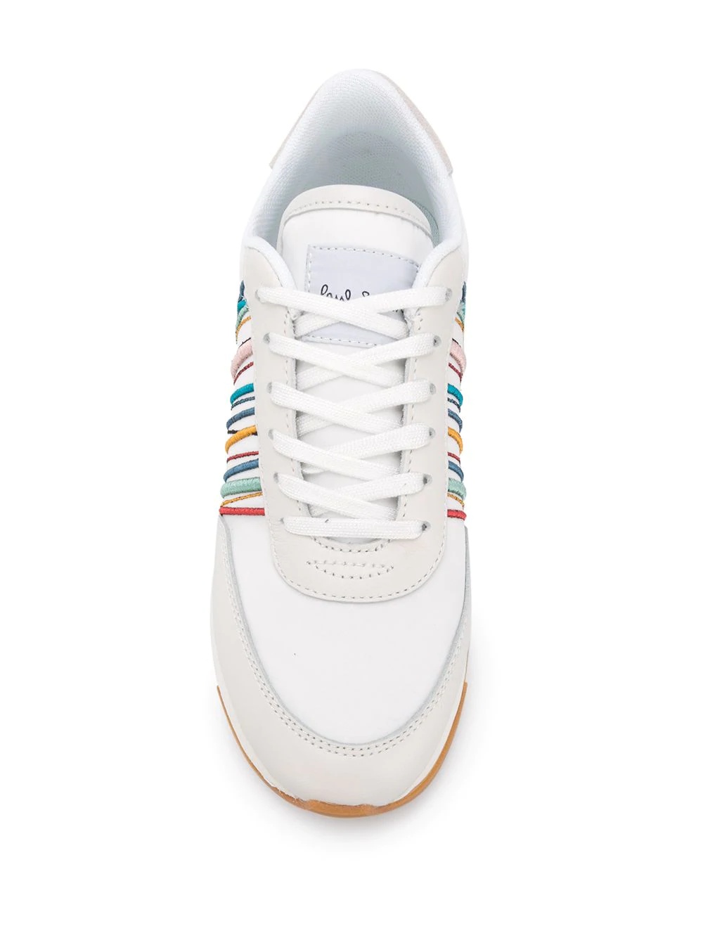 embroidered stripes sneakers  - 4