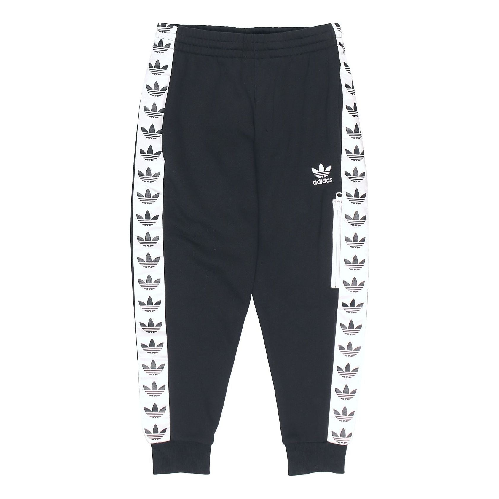 Men's adidas originals logo Sports Pants/Trousers/Joggers Black DX4228 - 1