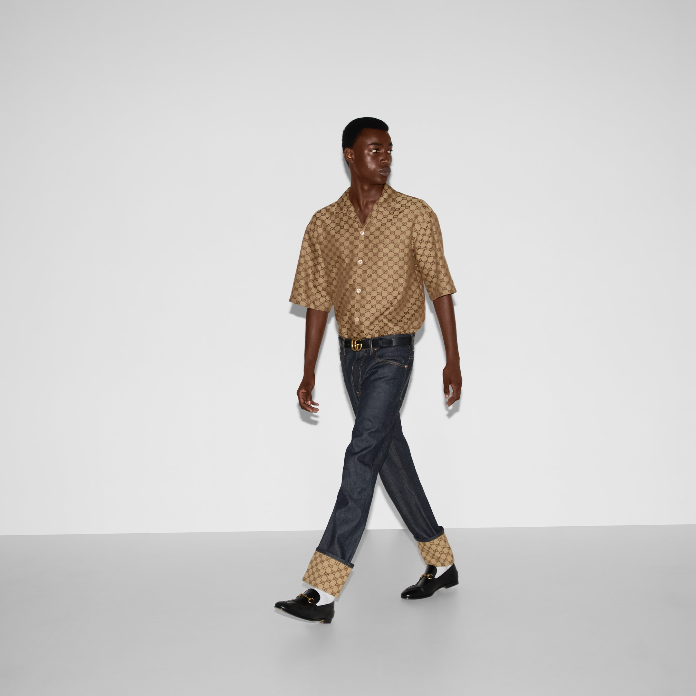 GG linen shirt - 6