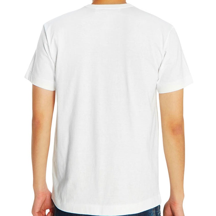 COMME des GARCONS PLAY Inverted Text T-Shirt 'White' AZ-T068-051-1 - 6