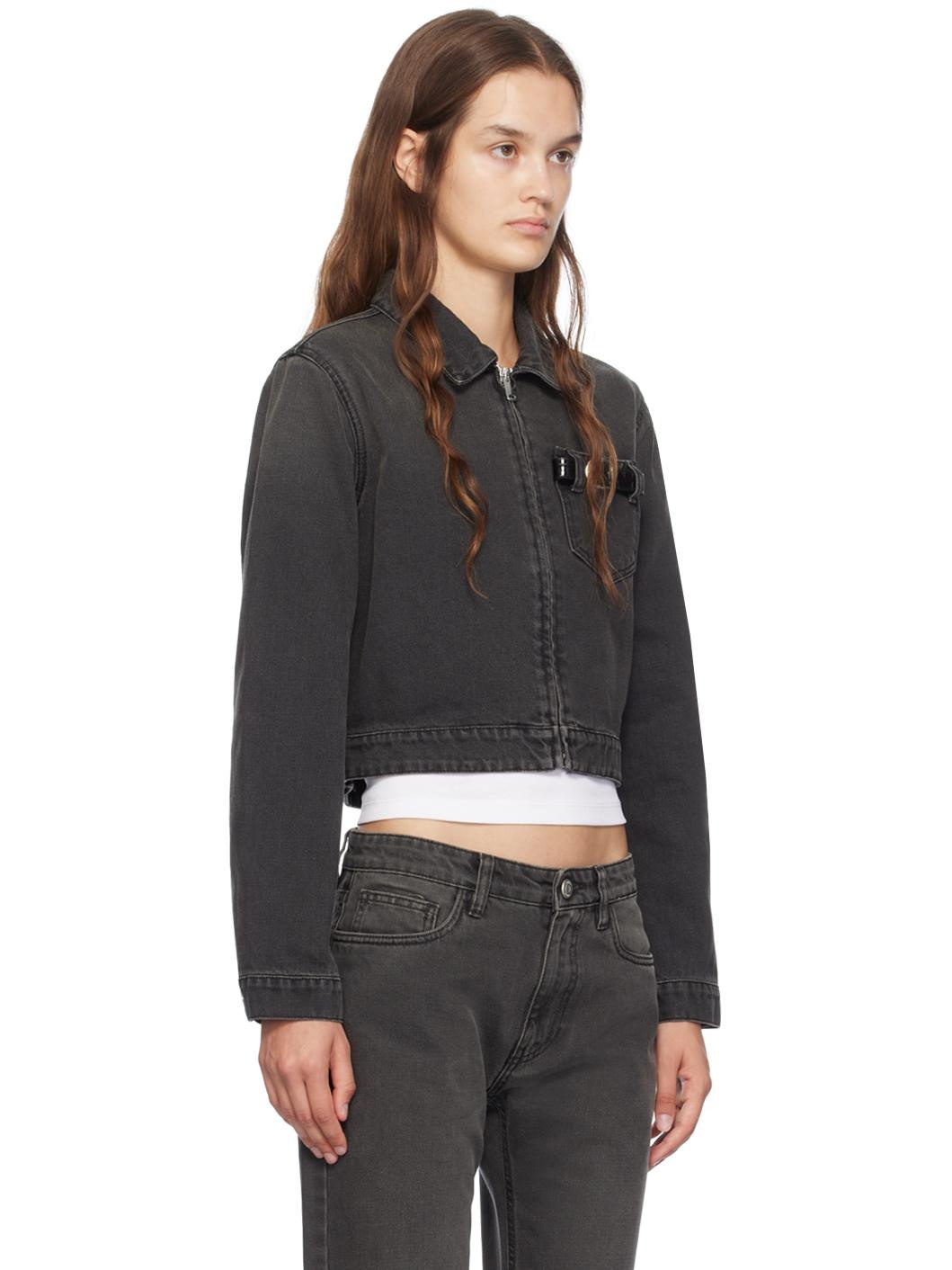 Gray Workwear Denim Jacket - 2