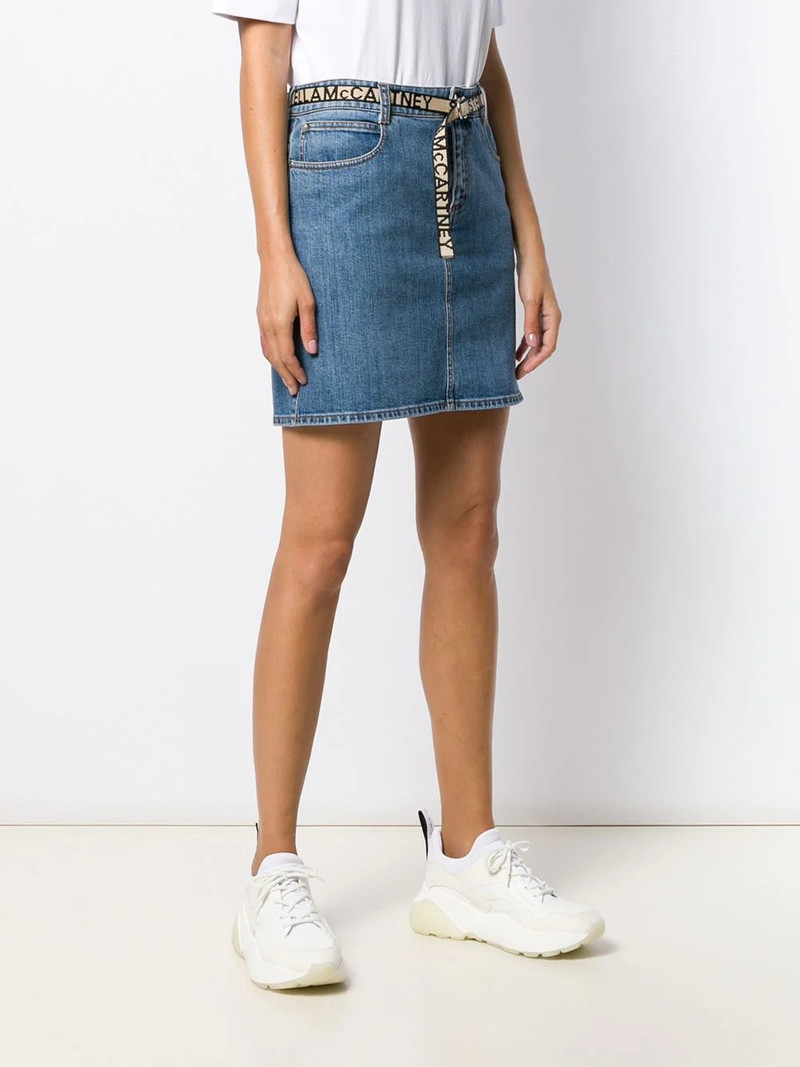 belted denim skirt 3