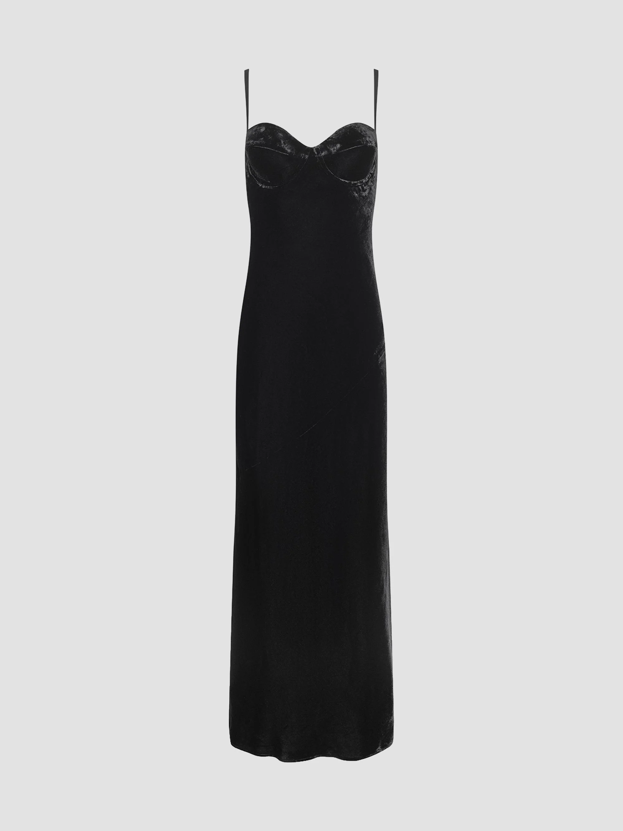 Women's Sayla Bias-Cut Maxi Dress - Black - 1