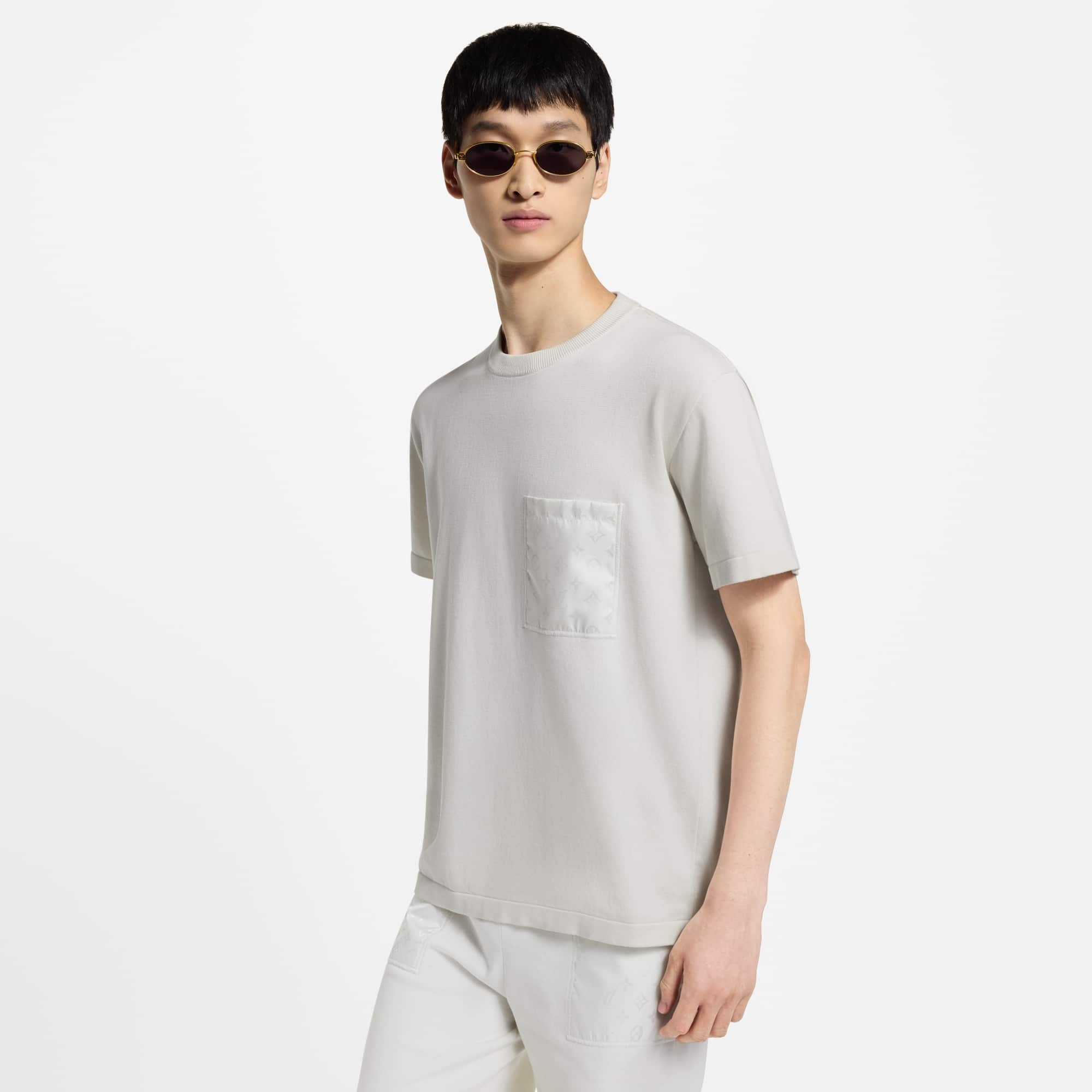 T-Shirt With Monogram Nylon Details - 2