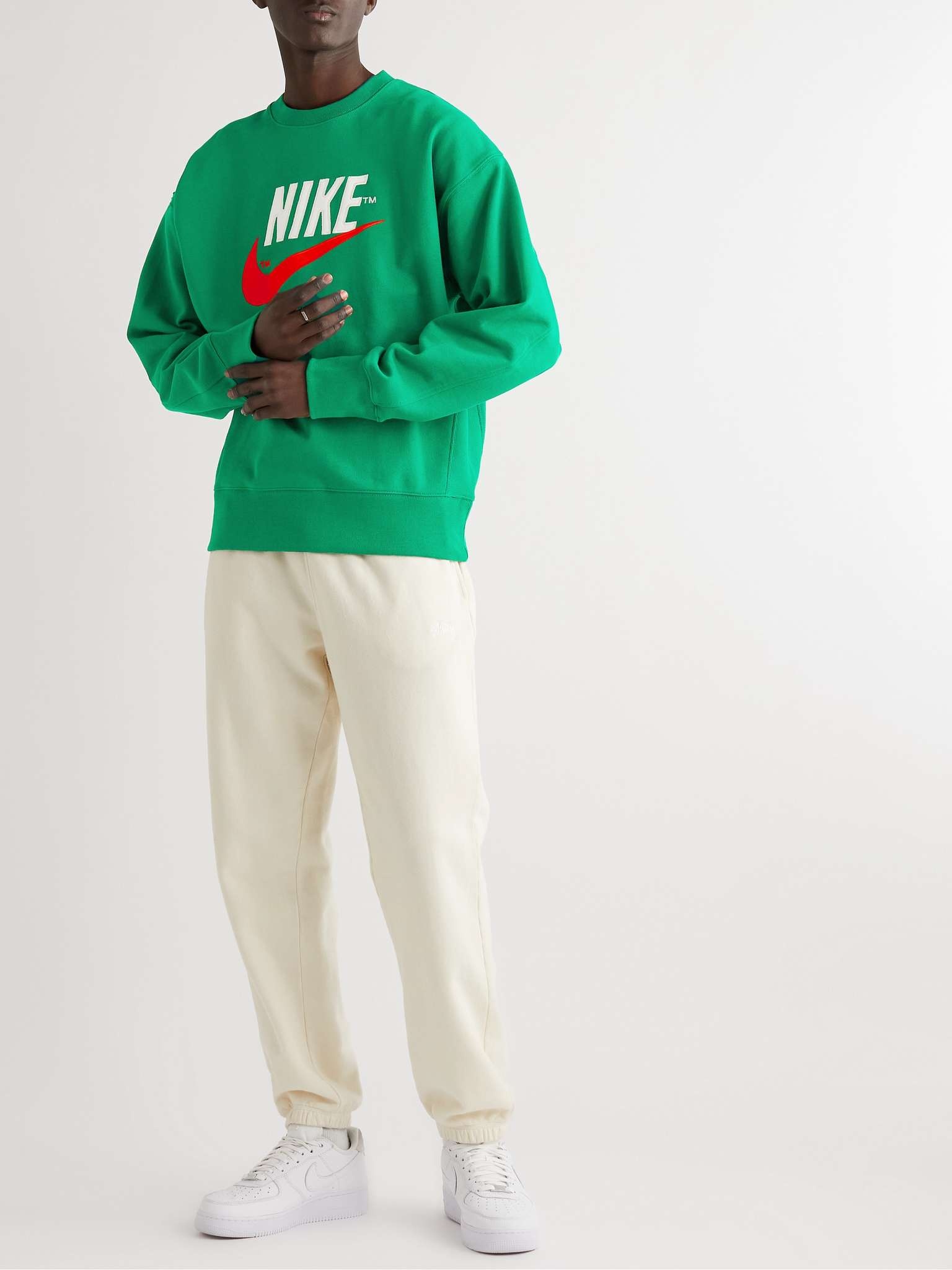 NSW Logo-Embroidered Cotton-Jersey Sweatshirt - 2