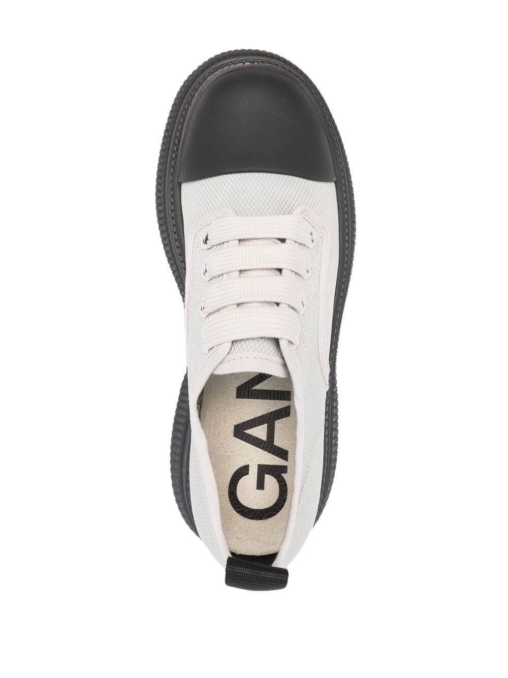 Creepers canvas lace-up Derby shoes - 4