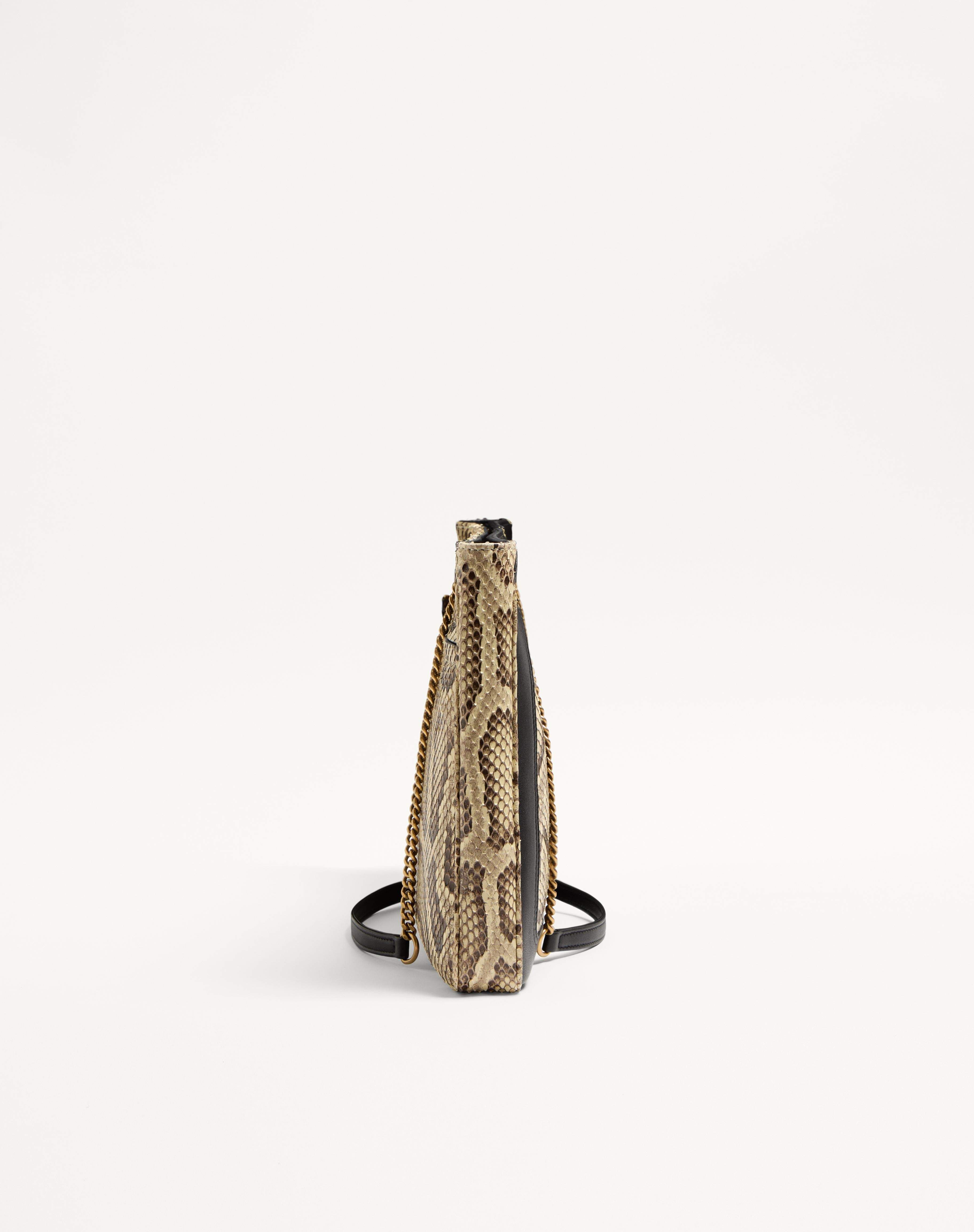 VALENTINO GARAVANI VIVA SUPERSTAR MEDIUM PYTHON SHOPPING BAG - 4