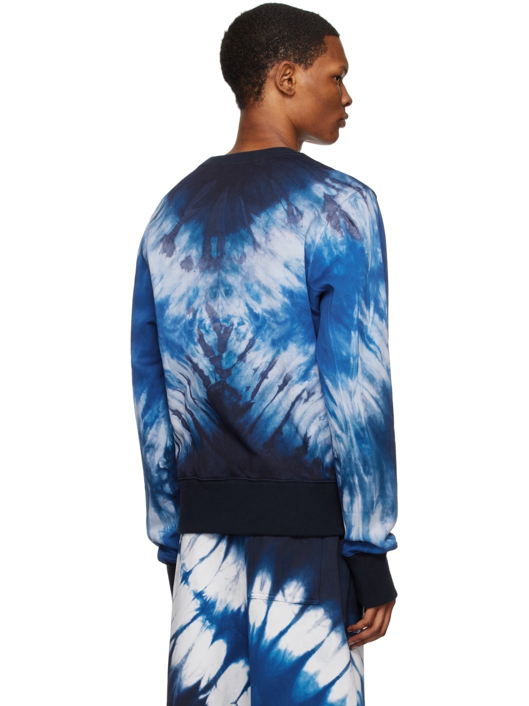 Blue Tie-Dye Sweatshirt - 3
