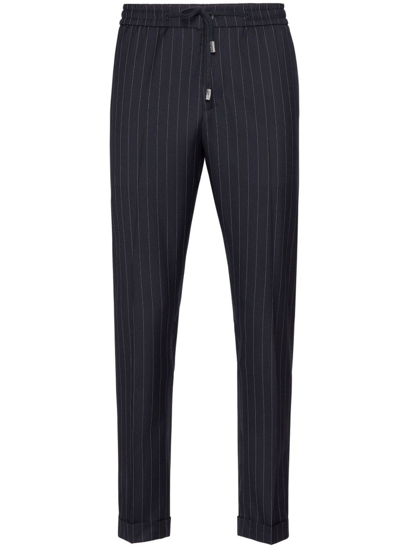 pinstriped track pants 1