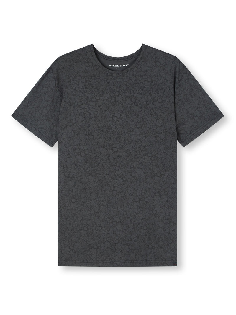 Men's T-Shirt London 10 Micro Modal Black - 1