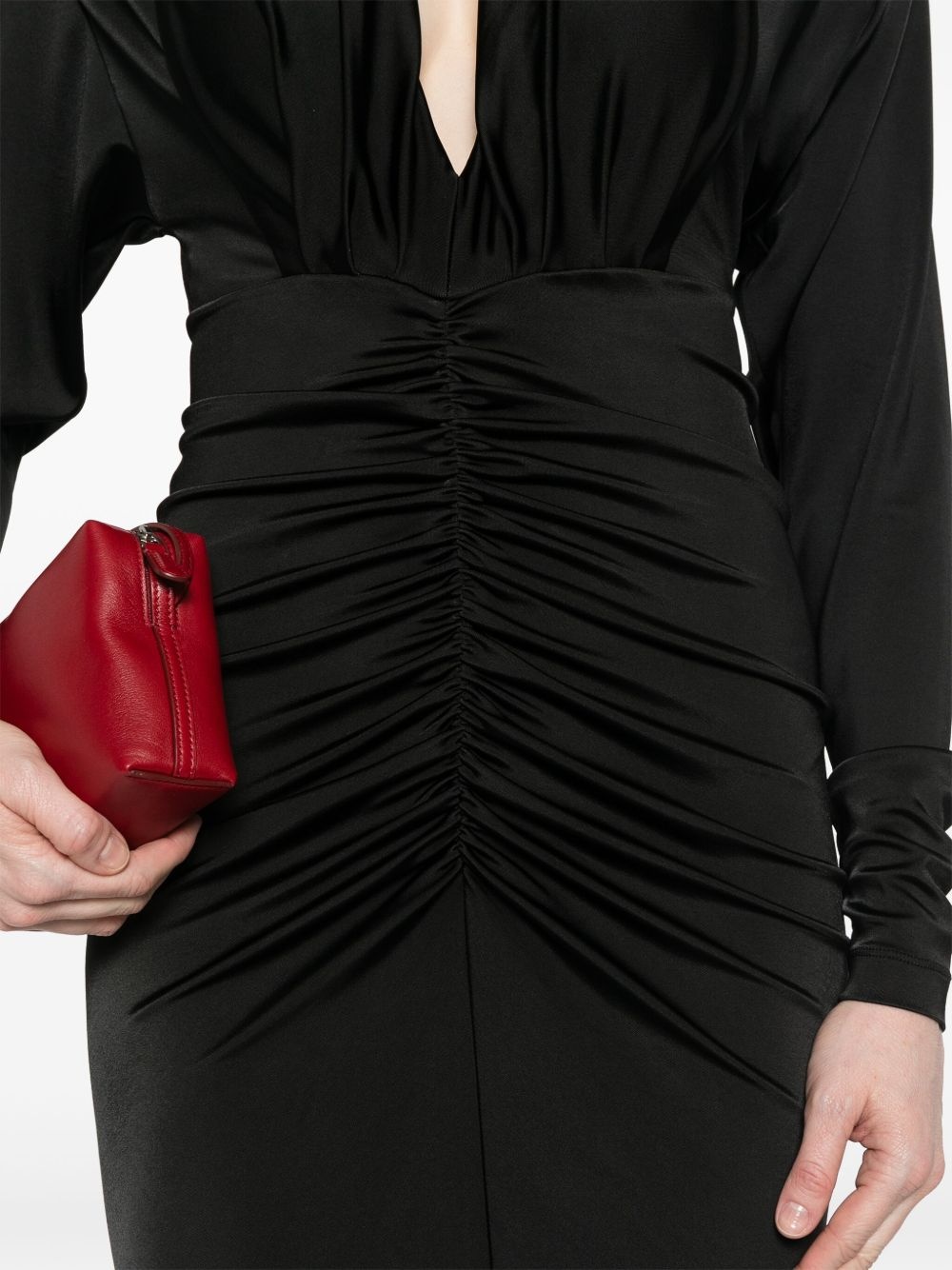 ruched mini dress - 5