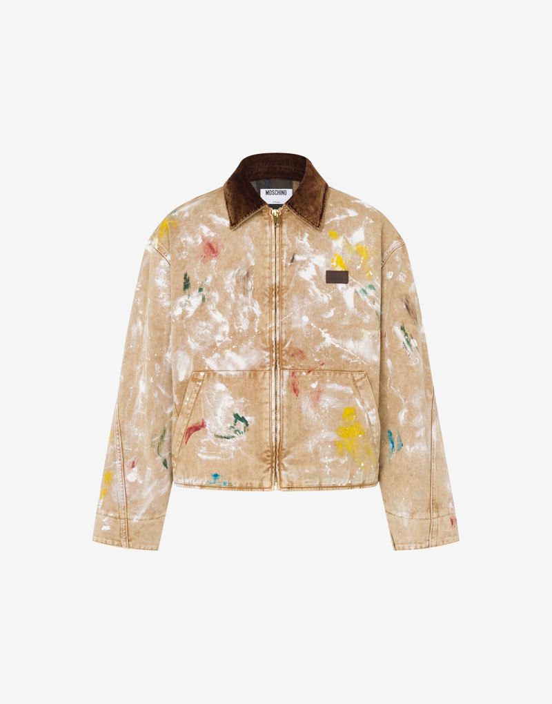 PRINTED COTTON BULL JACKET 3