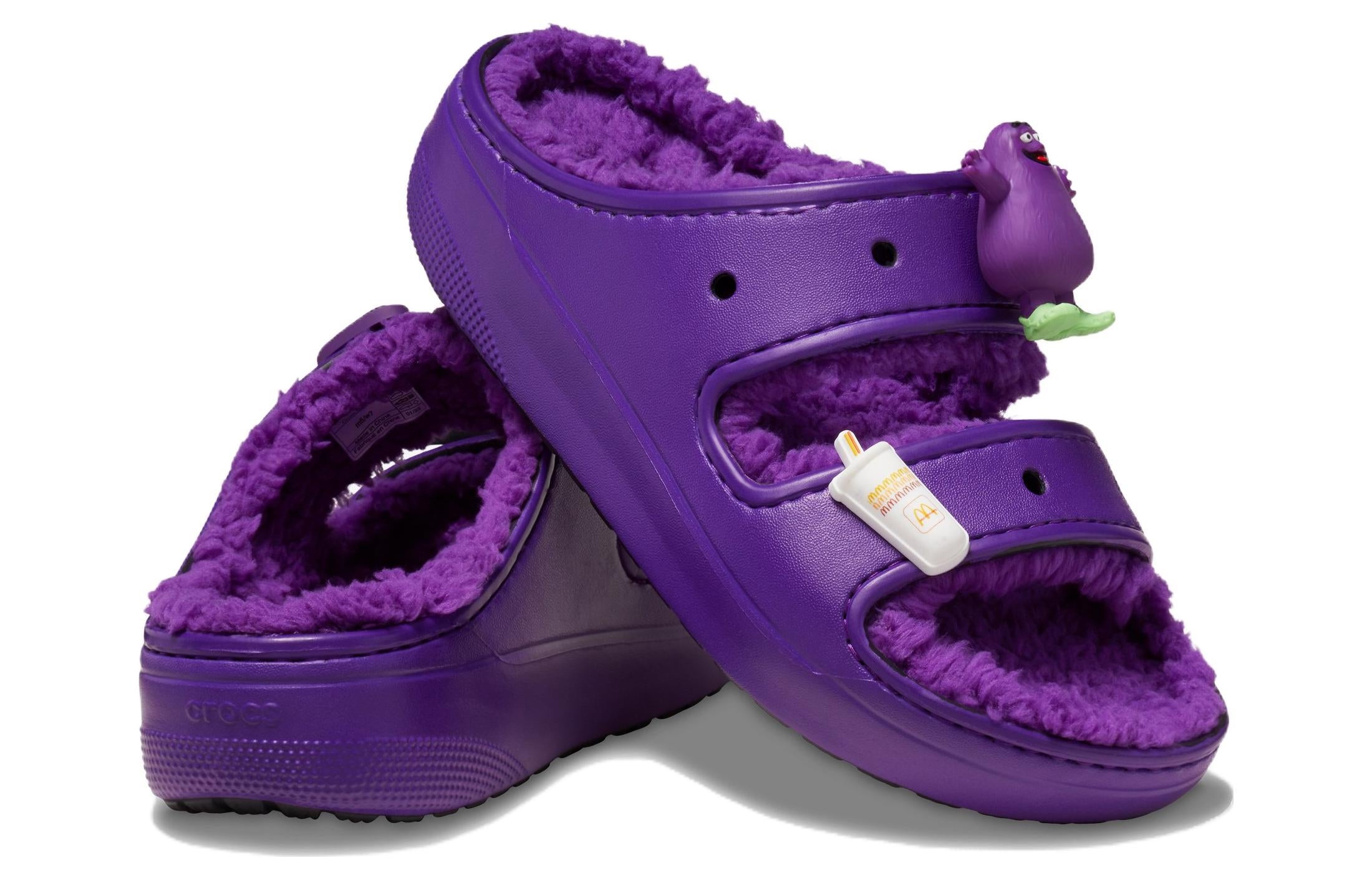Crocs Classic Cozzzy Sandal 'McDonald's Grimace' 209392-510 - 5