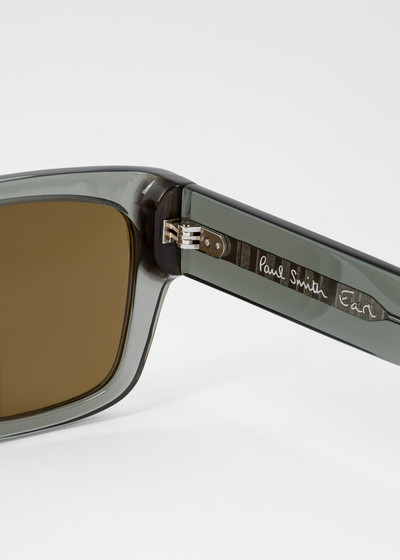 Paul Smith Crystal Grey 'Earl' Sunglasses outlook