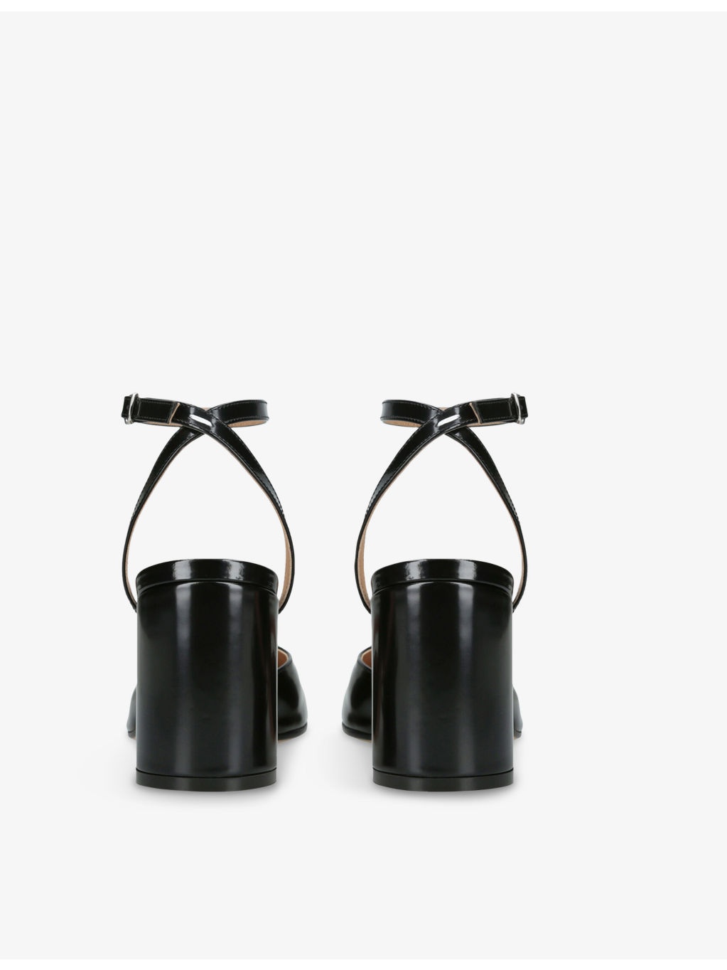 Tabi Split-Toe Heeled Leather Courts - 4