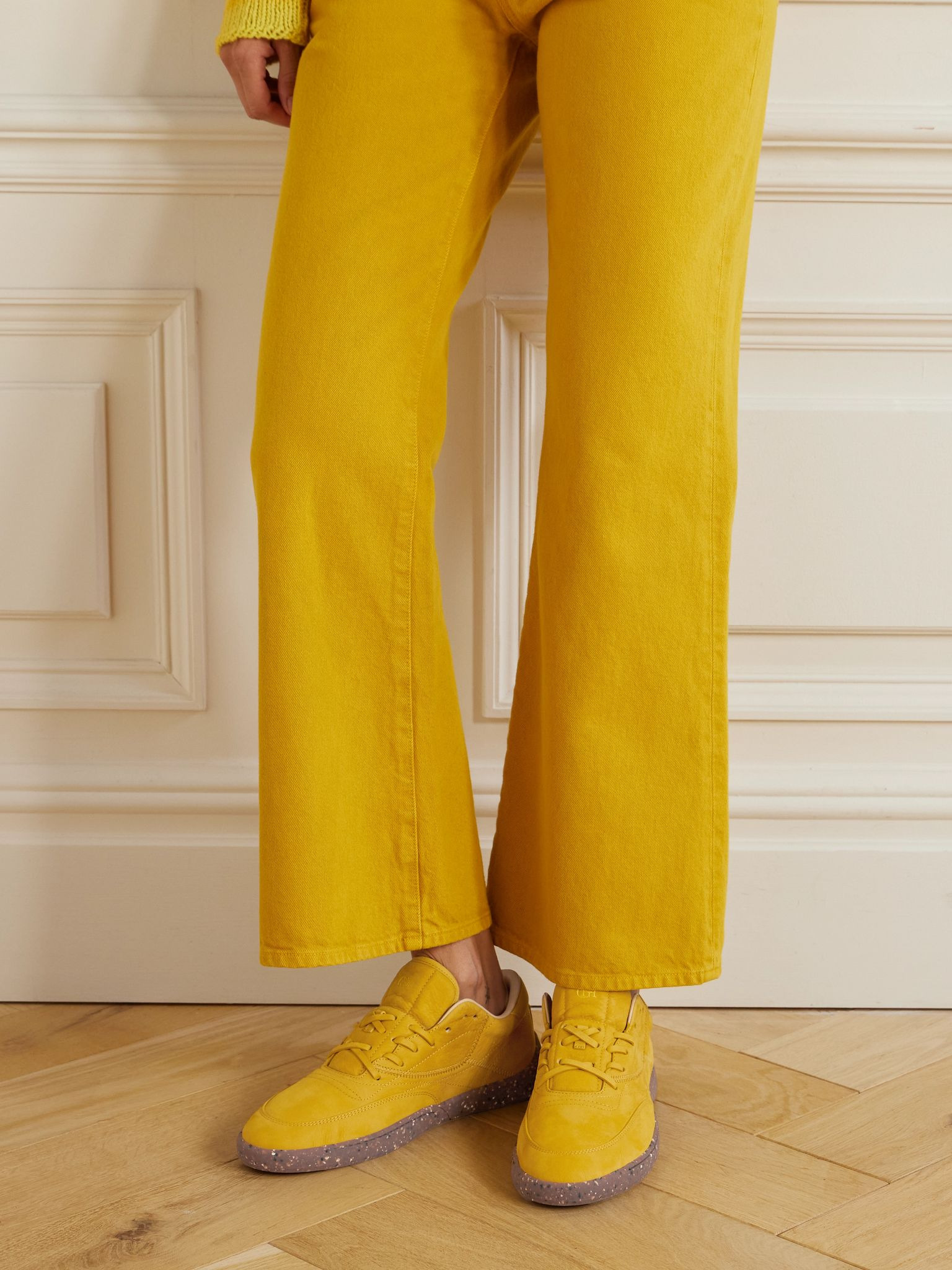 Ohio suede sneakers Yellow - 2