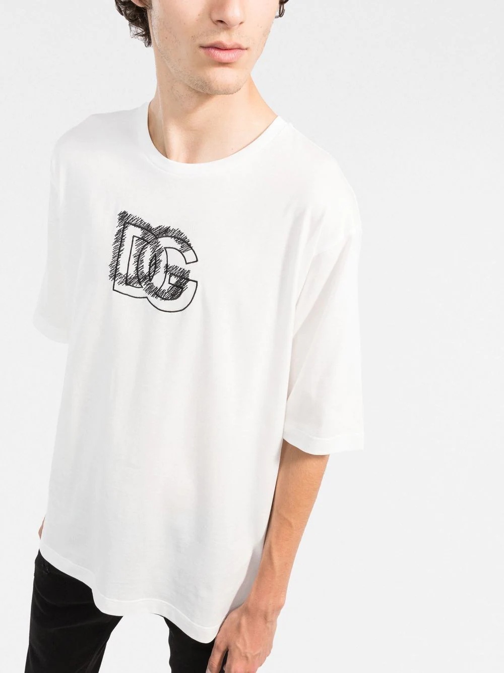 logo-print cotton T-shirt - 3