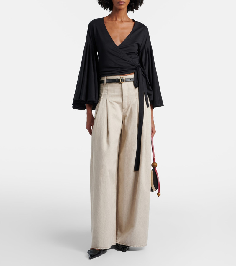 JACQUEMUS Souro wide-leg jeans outlook