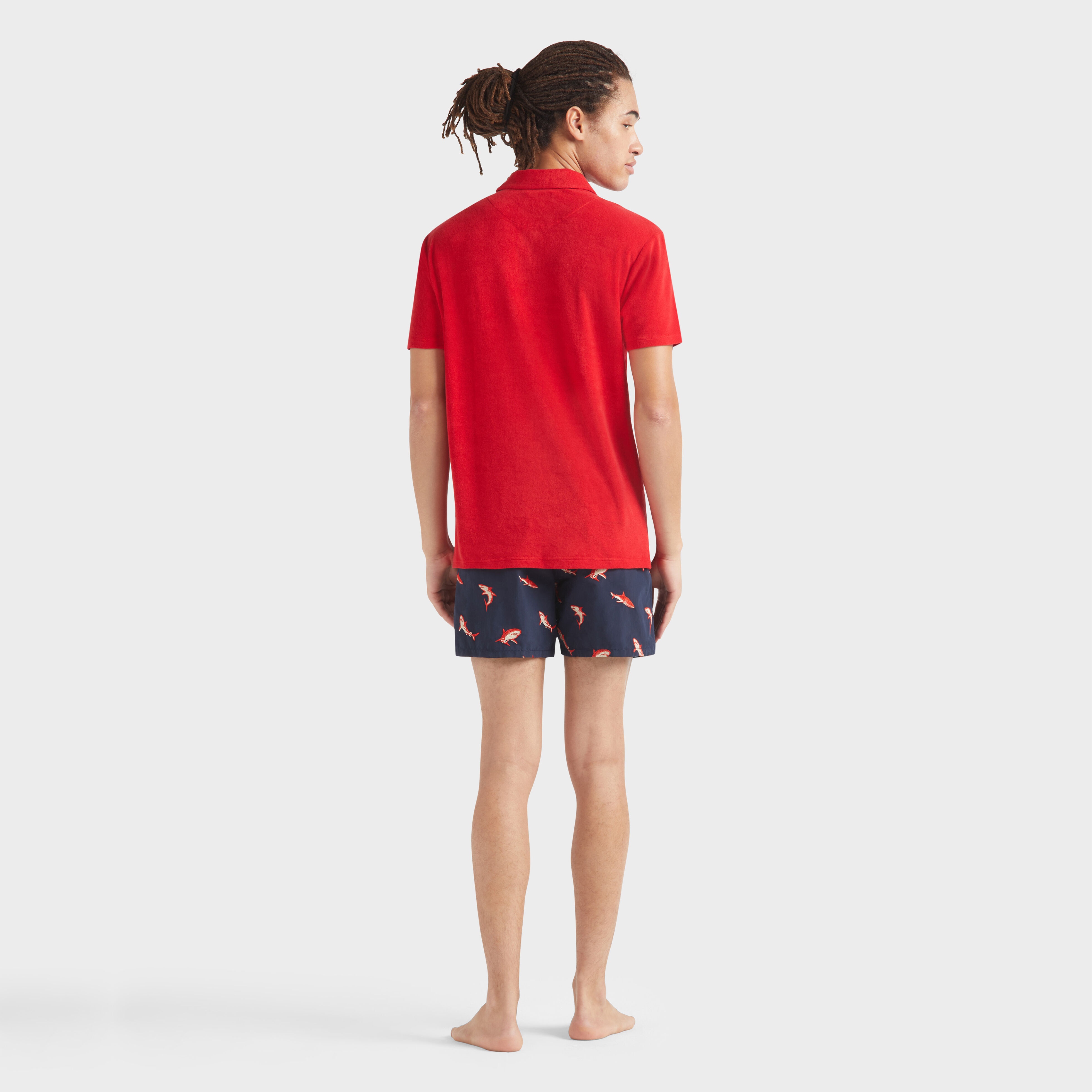 Men Terry Polo Solid - 4