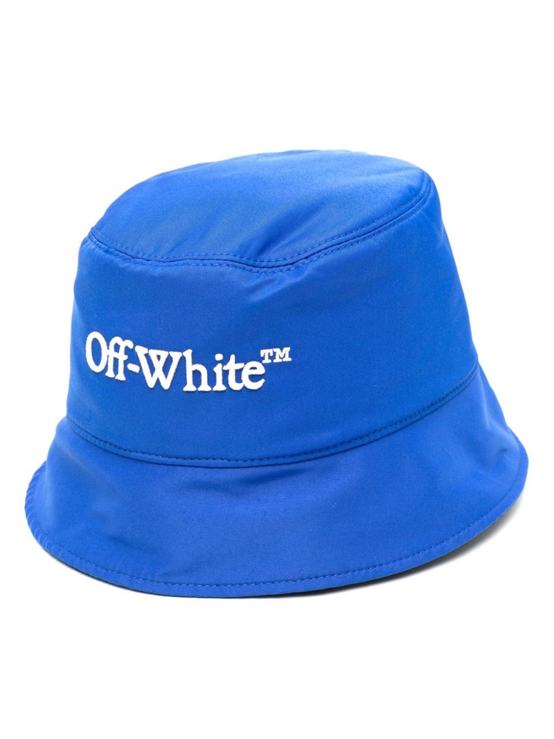 logo-print bucket hat 1