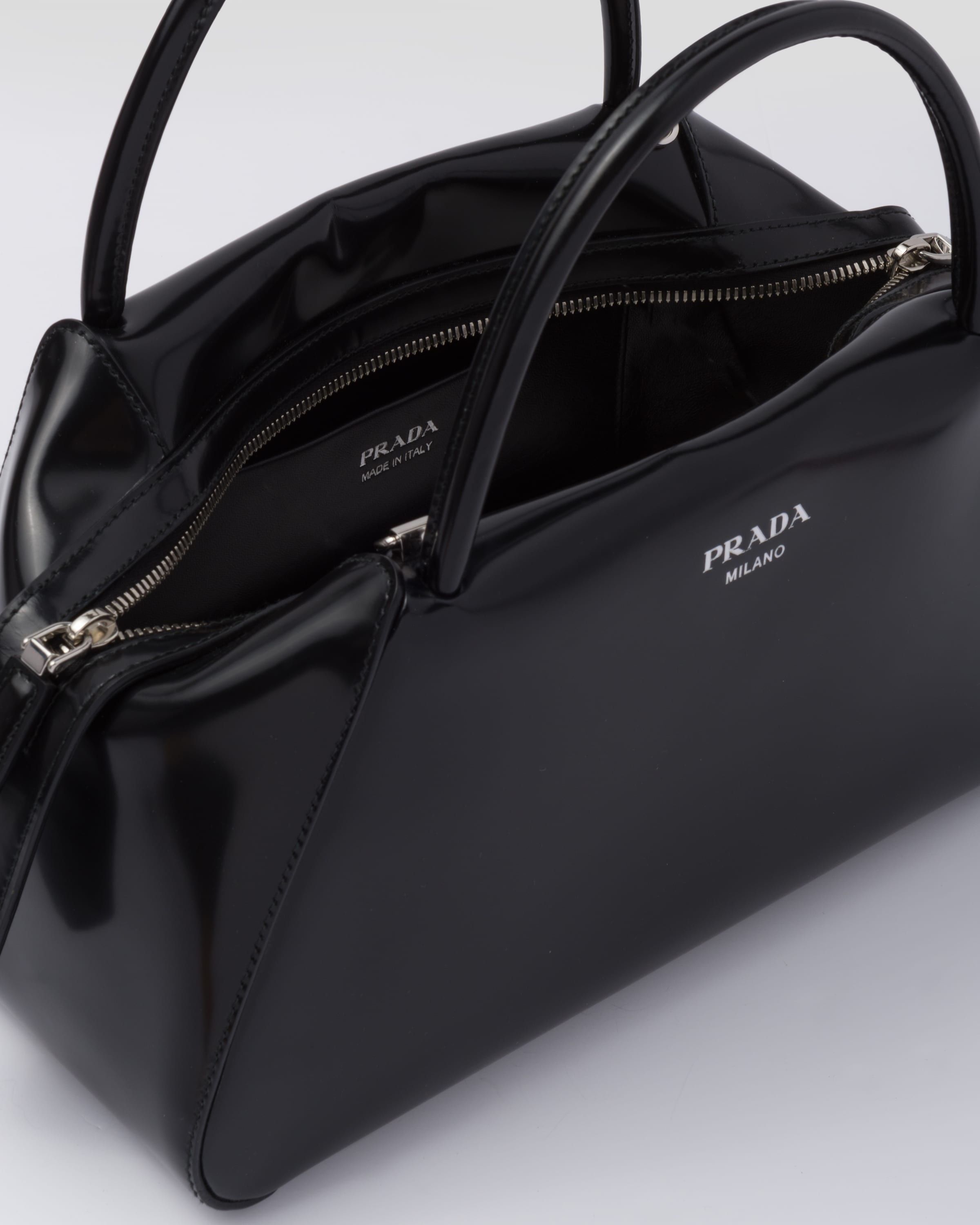 Supernova Medium Leather Top Handle Bag By Prada