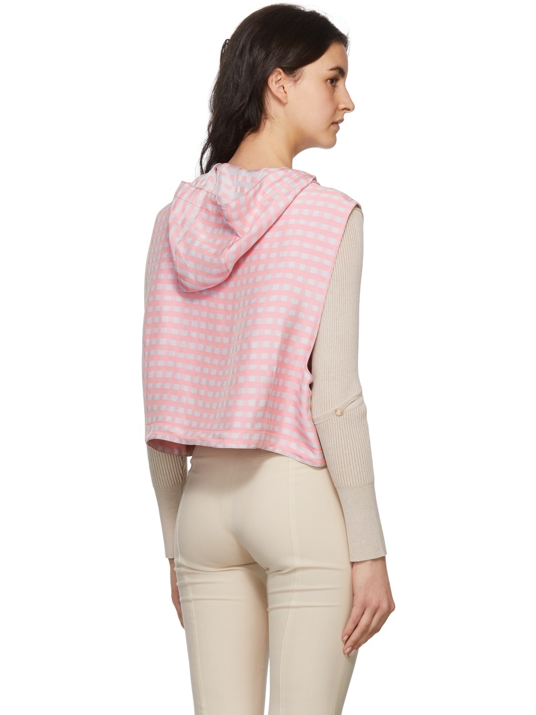 Pink & Grey 'Le Gilet Rosa' Vest - 3