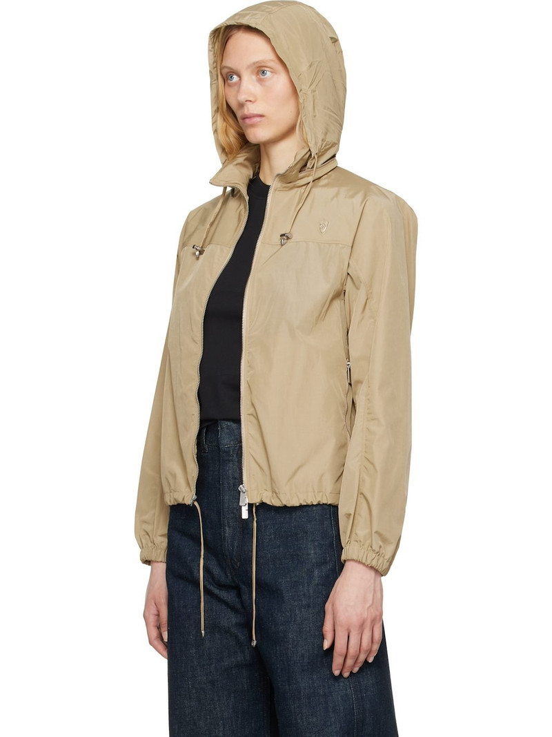Burberry Beige Nylon Cotton Jacket outlook