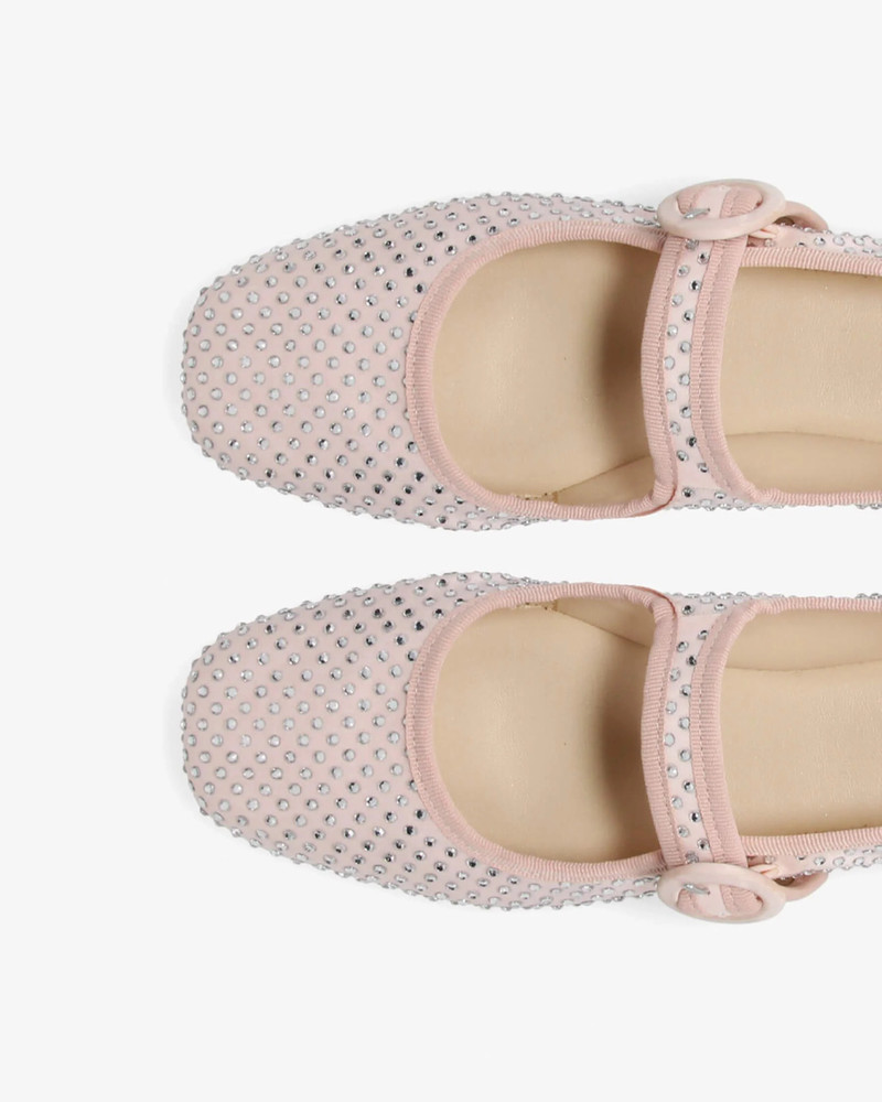GEORGIA SQUARE-TOE MARY JANES - STRASS 4