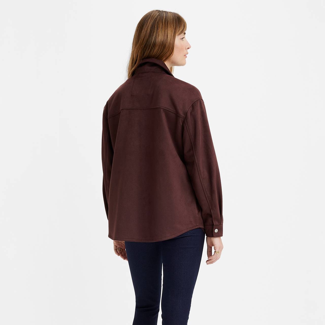 FAUX SUEDE SHIRT JACKET - 2