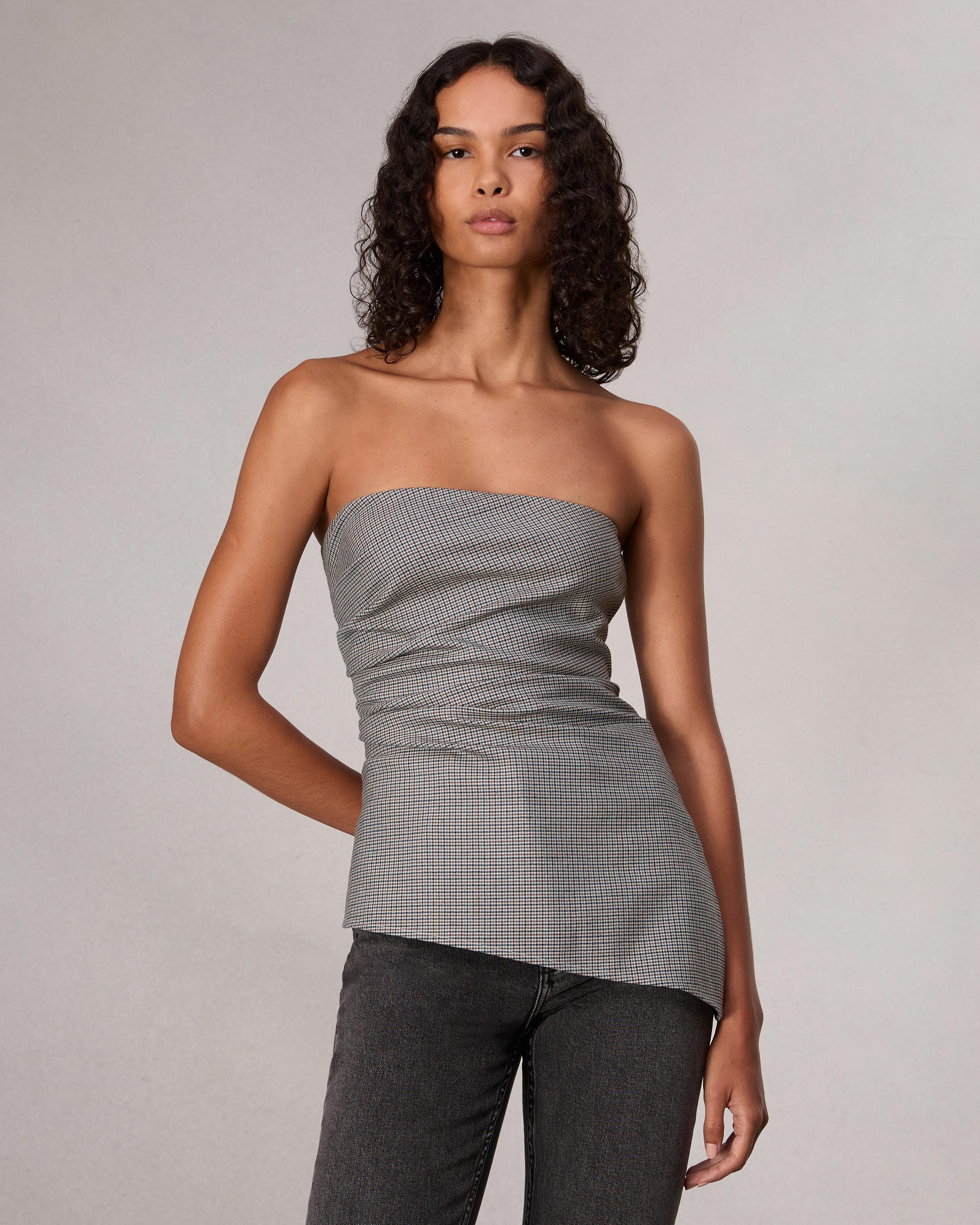Genevieve Plaid Top - 2