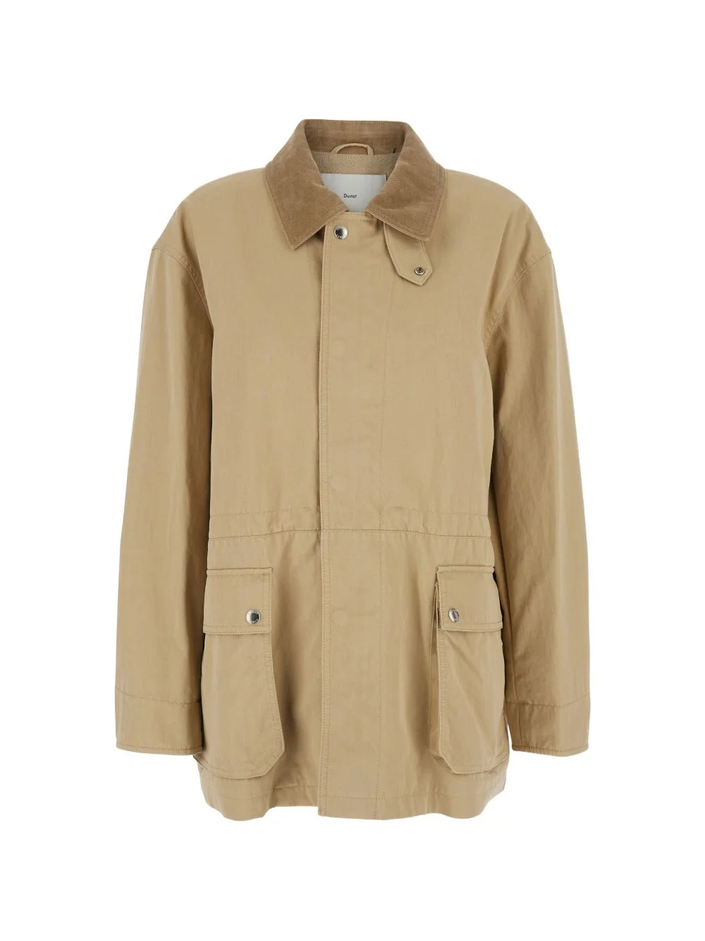 corduroy-collar jacket - 1