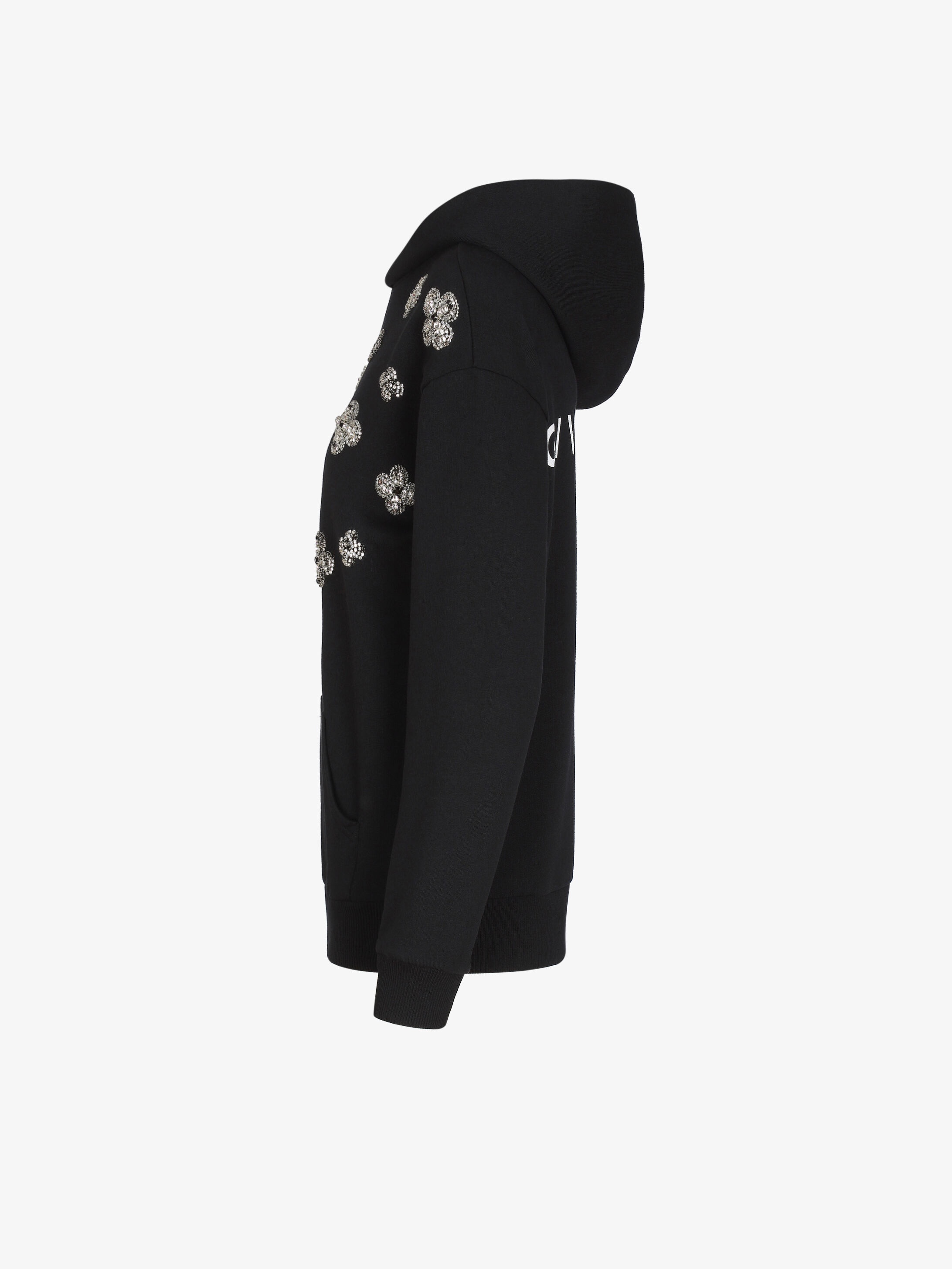 GIVENCHY flowers embroidered hoodie - 4