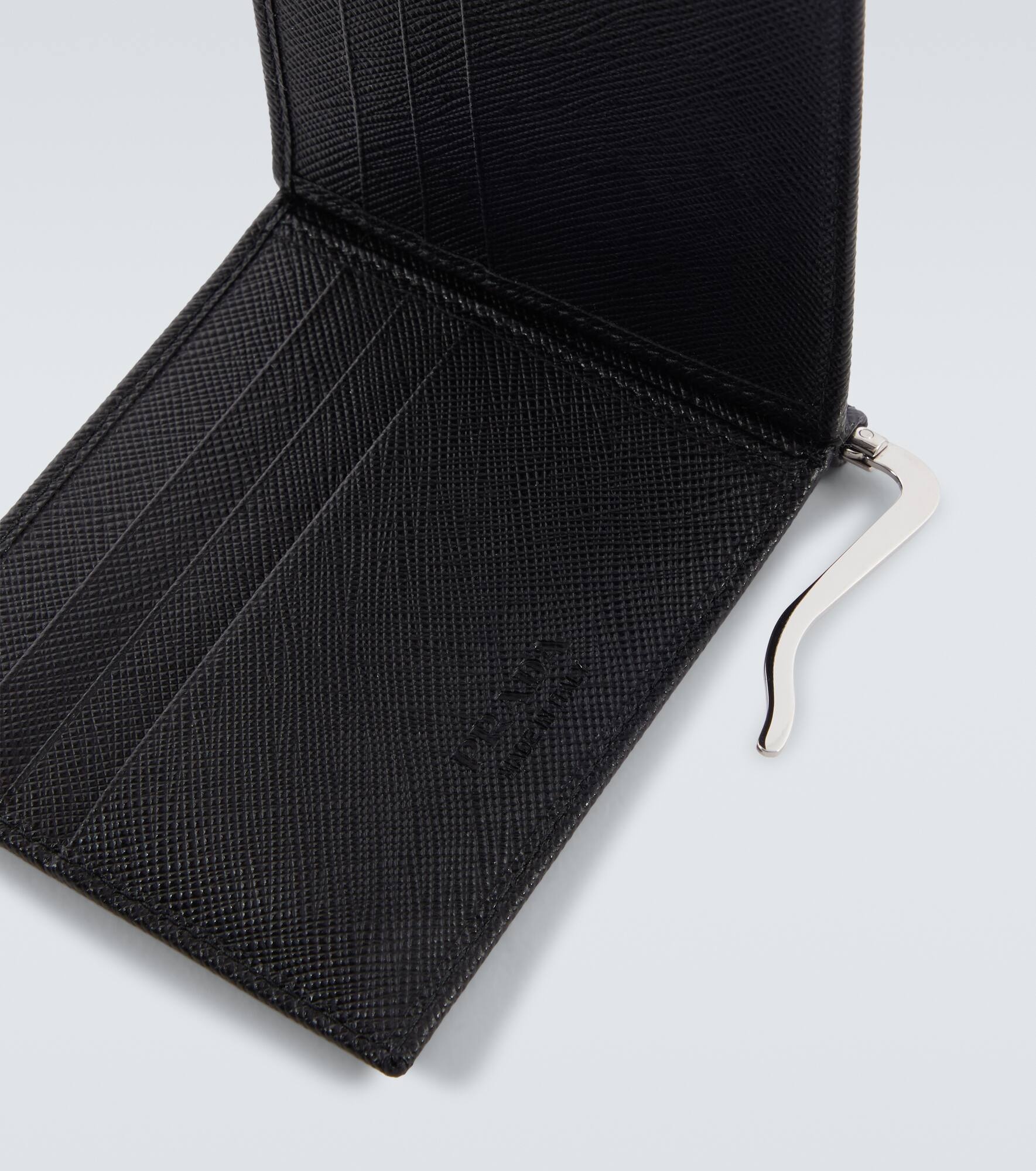 Saffiano metal money clip wallet - 4