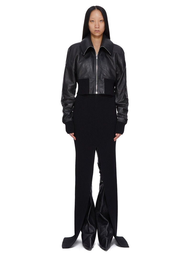Concordians Dracucollar Cropped Bomber Jacket 6