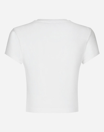 Dolce & Gabbana Short T-shirt with DG logo outlook